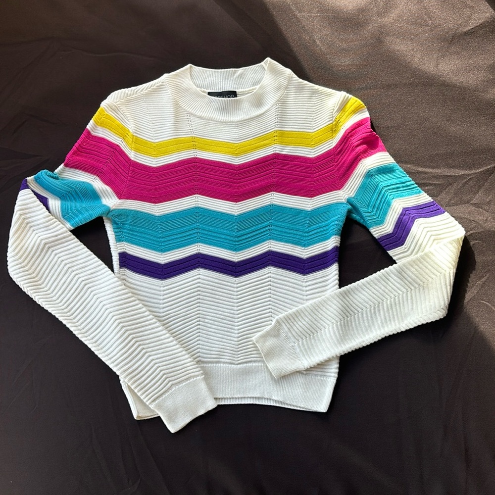 Topshop Lightweight Long Sleeve Sweater